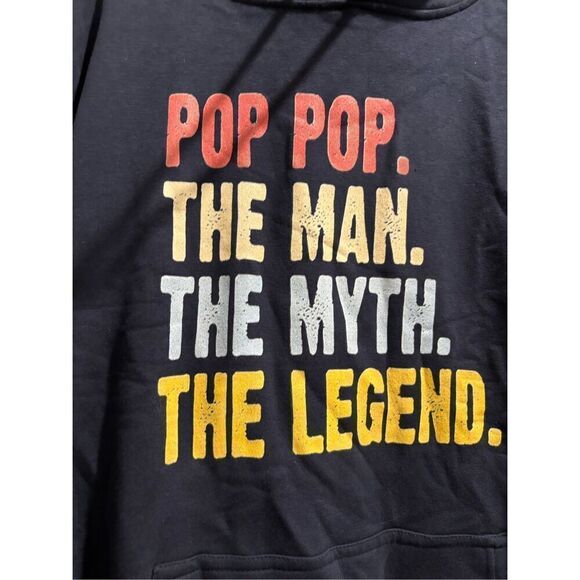 Pop Pop. The Man. The Myth. The Legend Hoodies size 2XL - Picture 2 of 2